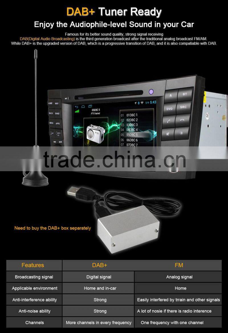 Ownice Quad core android 4.4 car video player For Benz CLS W219 2005-2006 support TV OBD wifi DAB mirror link canbus