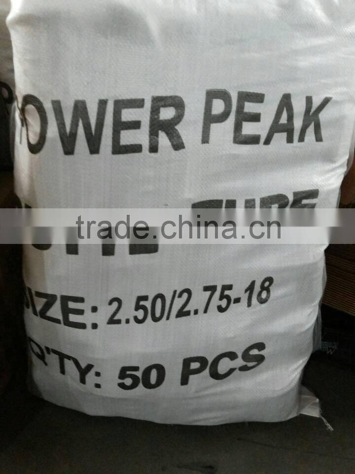 Butyl rubber motorcycle inner tube 2.50/2.75-17 2.50/2.75-18