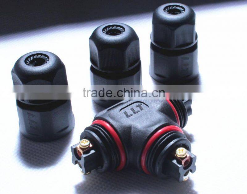 LLT easy to install waterproof T connector field assembly T connector