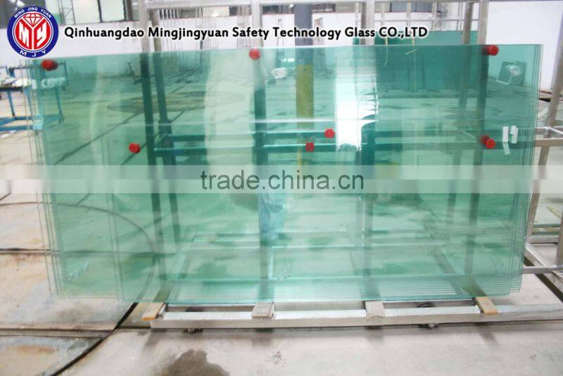 Construction of toughened glass