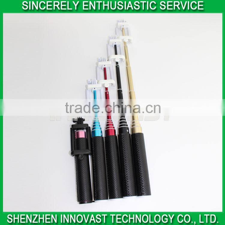 New Foldable bluetooth aluminum alloy selfie stick