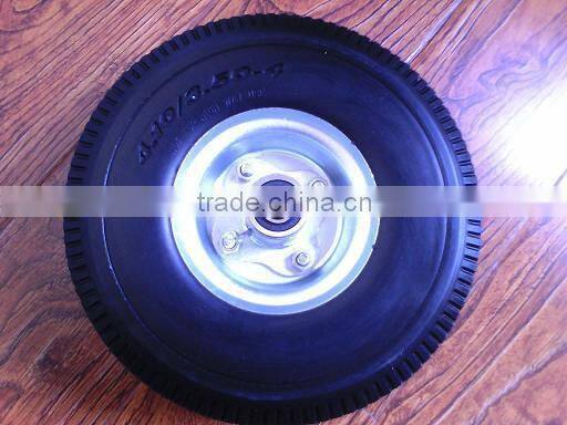 flat free tires / trolley wheel / rubber wagon wheels