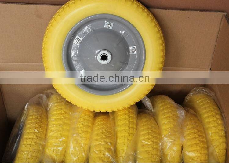3.00-8 pu wheel FOR tool cart,wheelbarrow