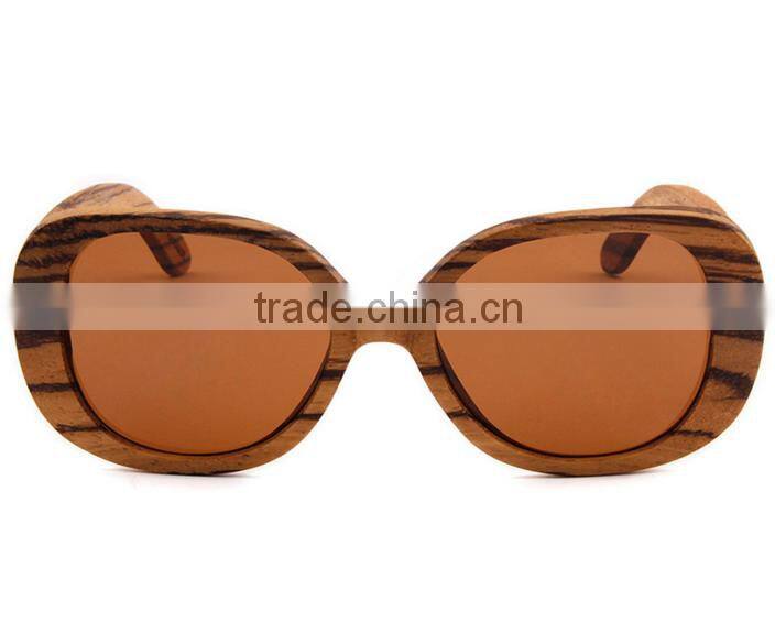 Hot selling retro full frame polarized wooden sunglasses for men and women