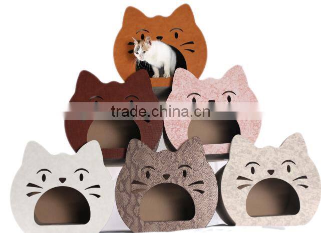 Aimigou New design Cardboard cat scratcher cat scratching board wtih catnip