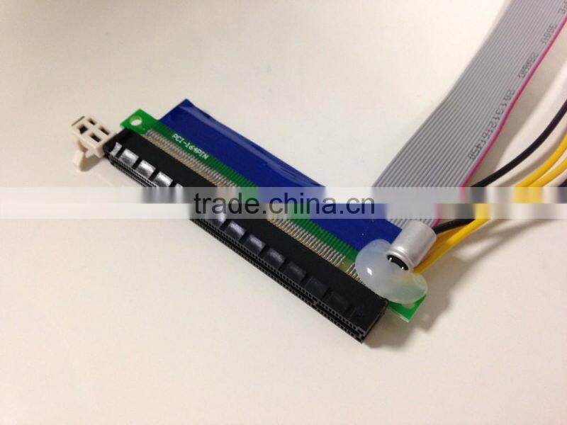 BRAND NEW PCI-Express 1x to 16x Riser Card Flex Ribbon Extension Cable