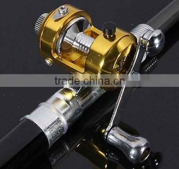 Mini Portable Pocket Fishing rod / pen fishing rod / fishing Rod Pole Reel