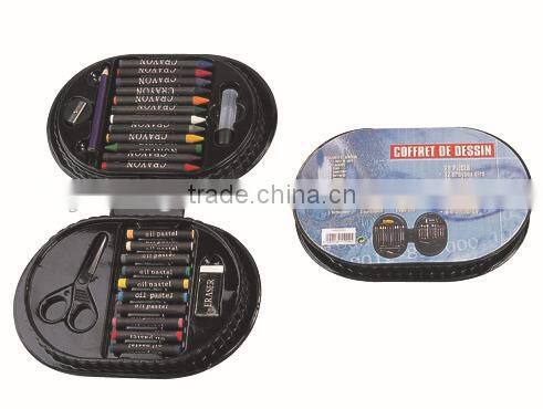 multi color crayon children stationery set