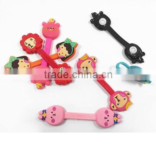 Korean cartoon animal earphone soft PVC coil winder