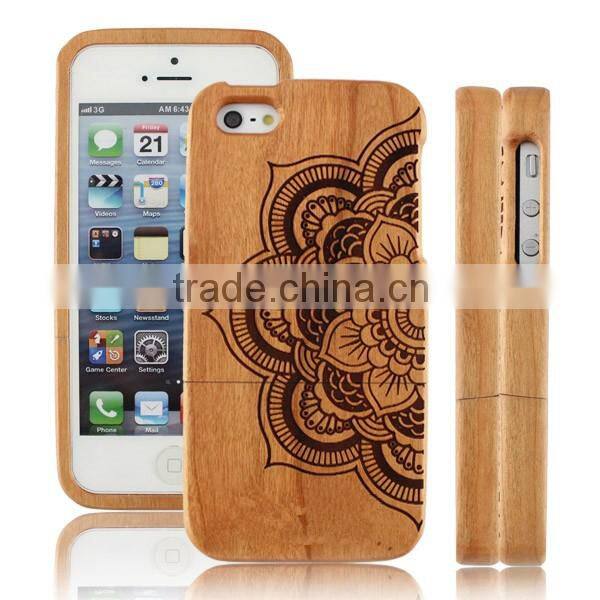 OEM Custom laser Design Wood cell Phones Cases for i6 /i6s/i6 plus