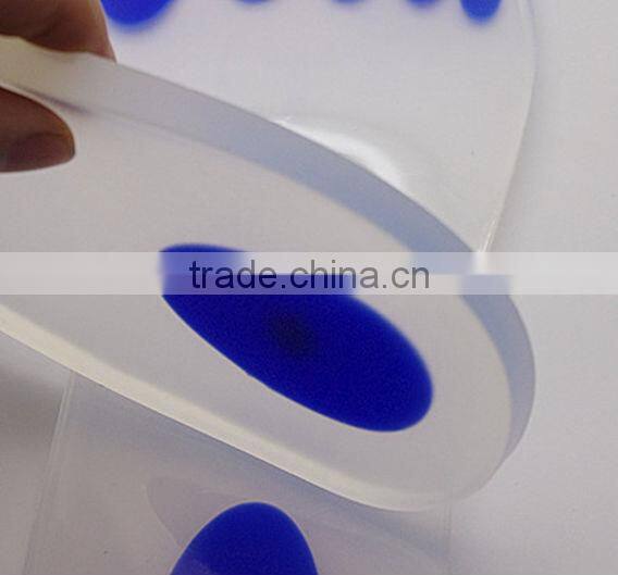 High quality silicone gel insoles for shoes of long lasting comfort & protection for W/M