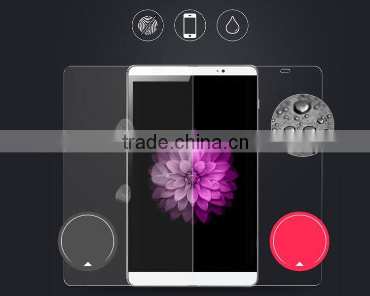 Custom made 8 inch 9h tempered glass cell phone screen protector for huawei M2