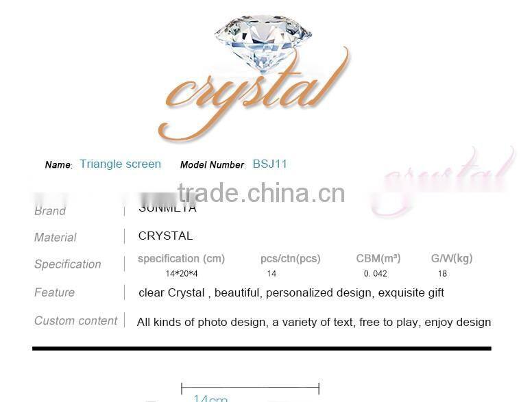 Wholesale Alibaba Sublimation Photo Frame Crystal Home Decorative Items