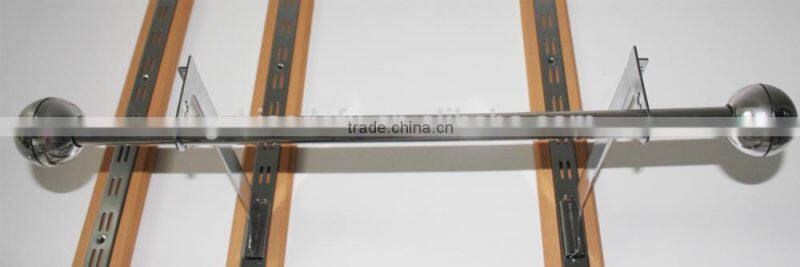 Twin slot metal bracket for pipe hanging