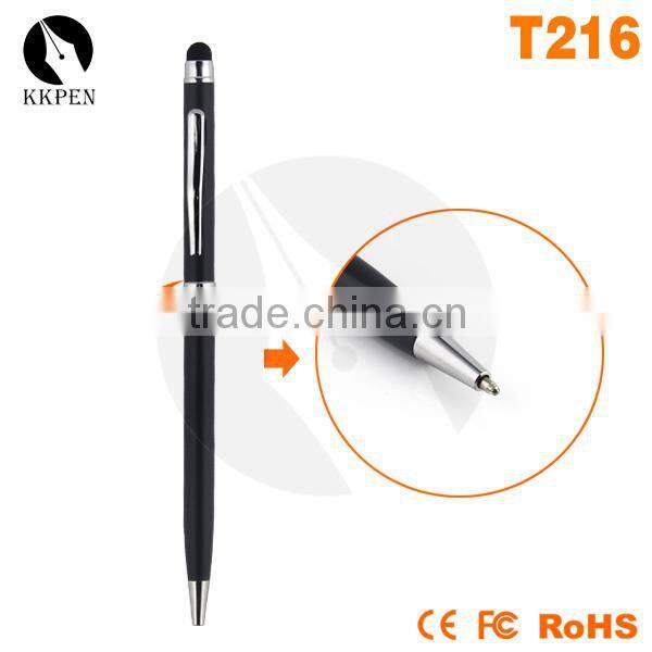 Jiangxin Alibaba china aluminium pen touch pen promotional ball pen