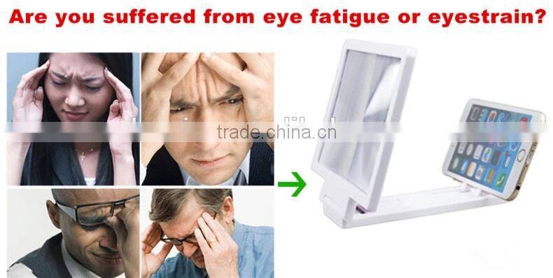 3D mobile phone screen magnifier / Foldable HD stand cellphone expander