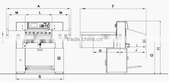 67EF Full Hydraulic Program Control Paper Cutter