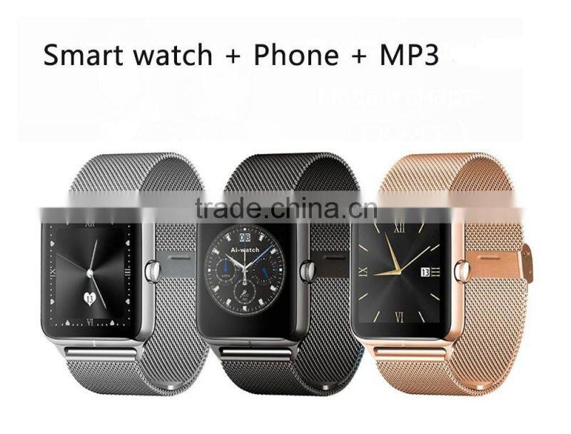 New Sedentary Remind Inteligente Z60 Smart Watch TF Card Camera Bluetooth Smartwatch For Android Phone