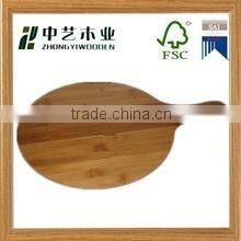 hot selling FSC&BSCI custom wooden pizza plates board in disposable plates