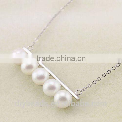 2015 new 8-9mm freshwater pearls and 925 sterling silver pendant