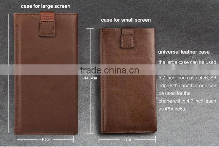 QIALINO hot sale online mobile phone case hot selling wallet case money pocket for iphone 6