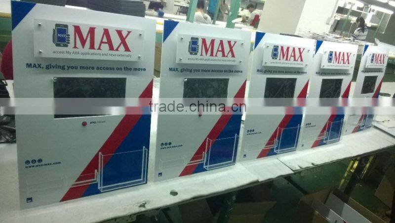 LCD counter video display with Acrylic panel