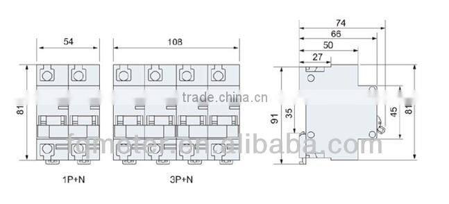 C63-125A three phase Smart MCB switch