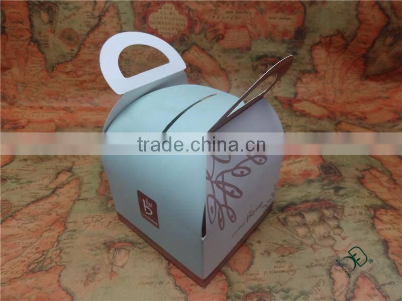 Single pack mini paper cupcake box