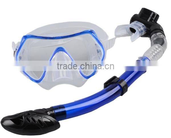 Scuba Diving Mask Snorkel Glasses Set Silicone Swimming Pool Equipment Swimming Accessories 2016 NEW 3 COLORS
