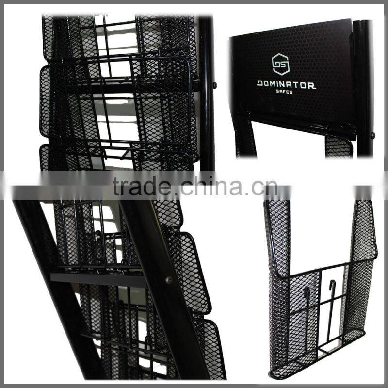 SSW-CM-121 Iron Wire Newspapers Magazine Brochure Leaflet Display Stand Wholesale