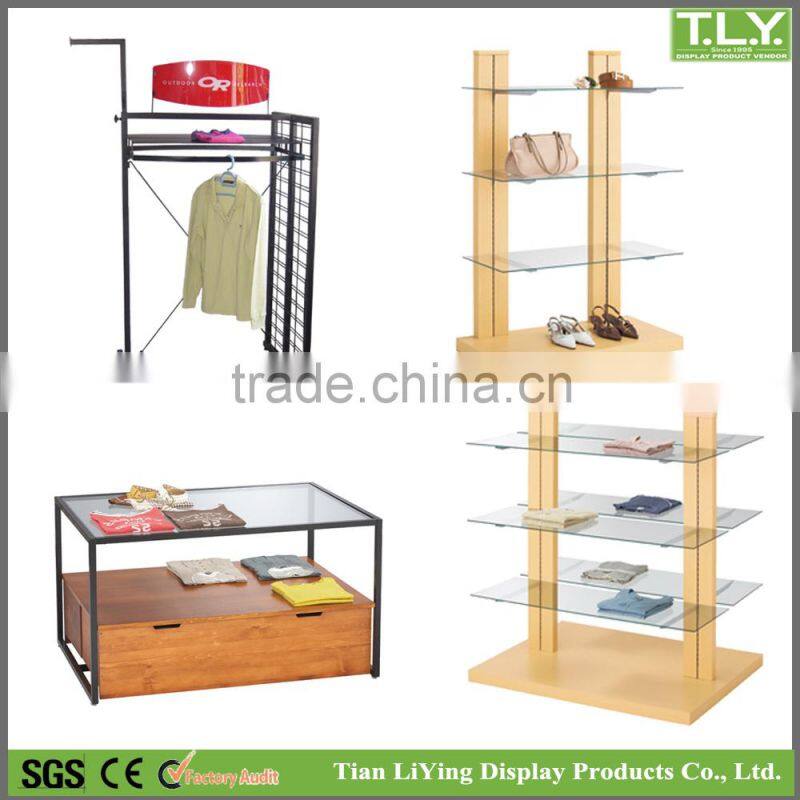 SSW-CM-160 Custom Metal Shelf for Clothes China Manufacturer Direct Sales