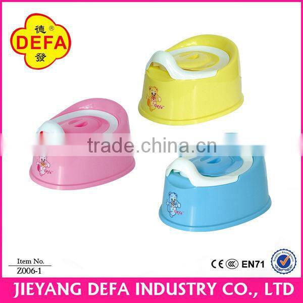 2015 new products cute frog shape folding travel porta potty