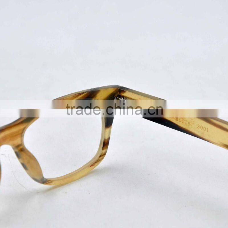 india imported ox horn eyeglasses spring hinge buffalo horn eyeglass