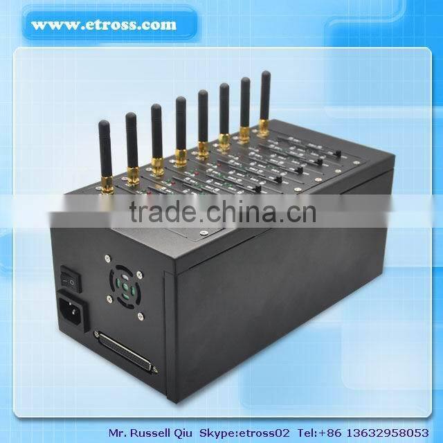 8 Ports 32Sims GSM SMS Modem With SIM Card rotation