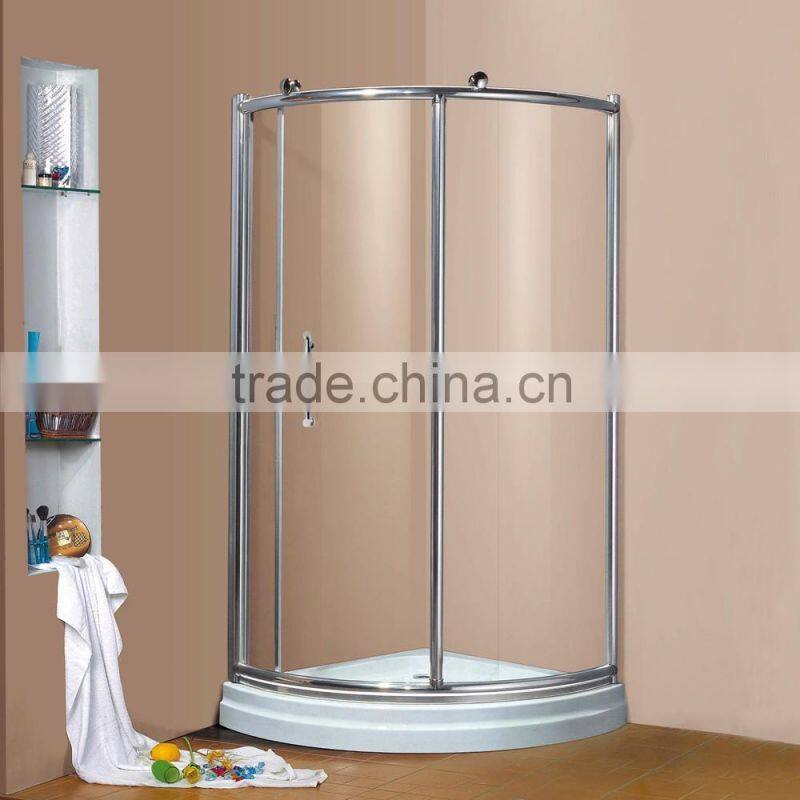 Security tempered glass walk-in shower door