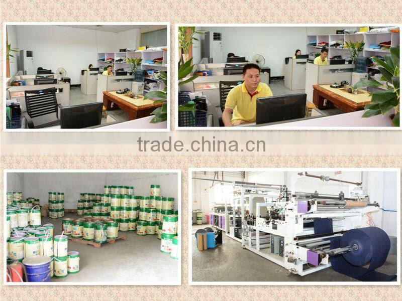 Clear newly fork ears handle plastic bag with printing for cloth