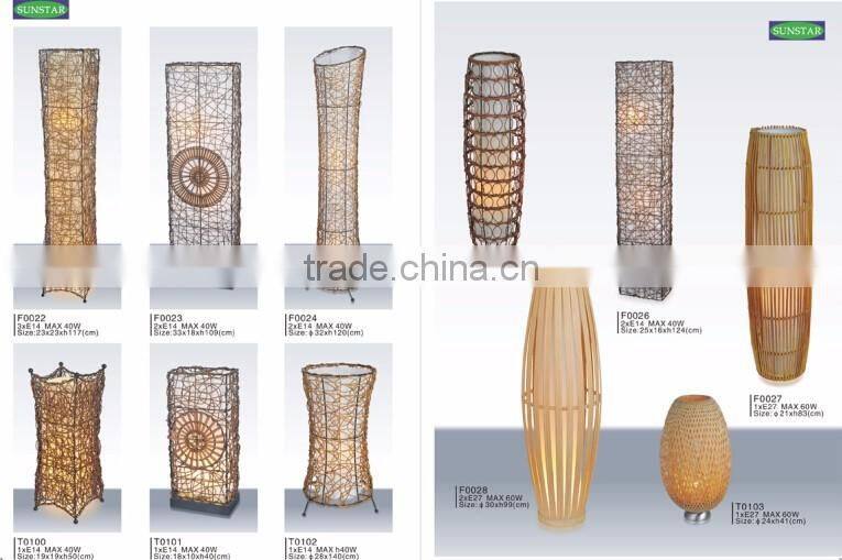 Decorative Handmade Wood Bamboo Pendant Light/Lamp Modern Chandelier