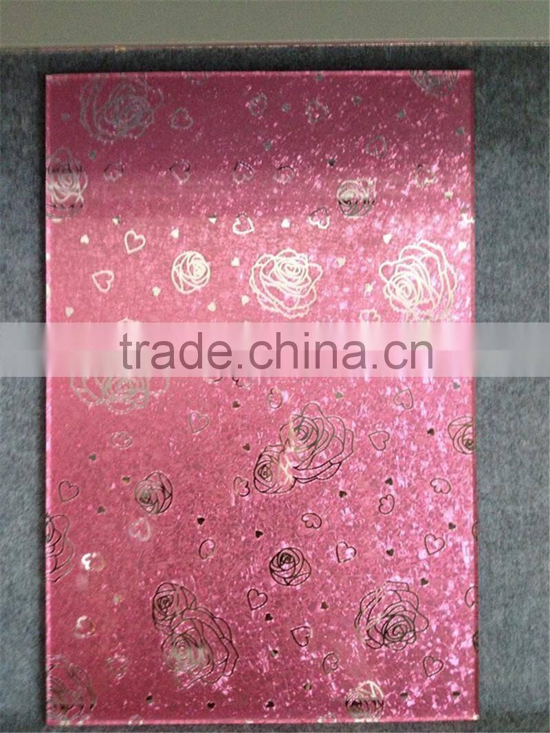 5mm hot selling design ice flower mirror glass for wall glass