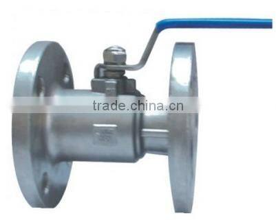 high pressure carbon steel flange type integrated floating ball valve