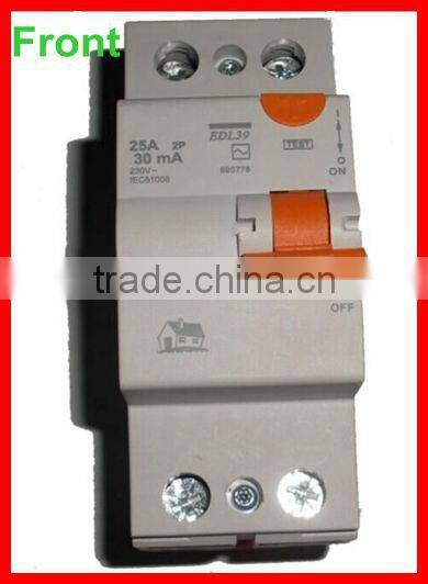 2P,50A GE newest type DCG Residual Current Circuit Breaker