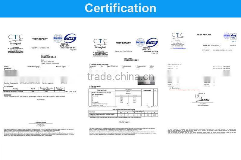 QL new design glass handling nitrile 13 g safeguard gloves