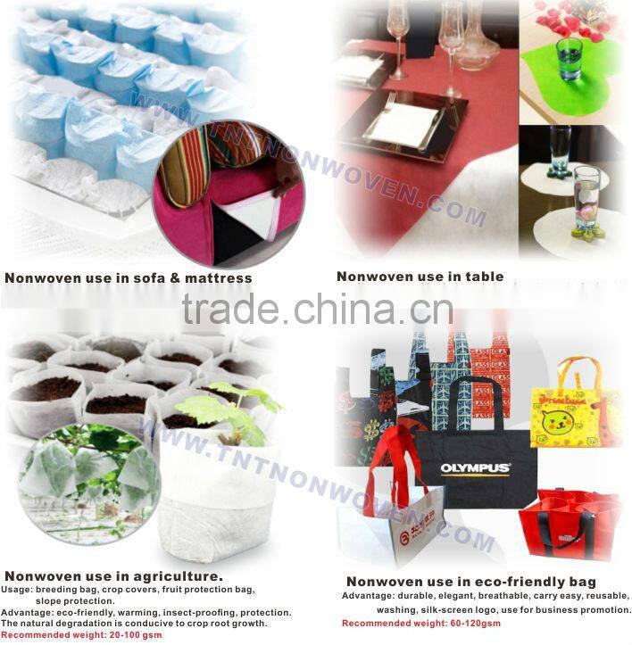 eco friendly polypropylene nonwoven No.2 Sky Blue (60g x 0.6m x18m)