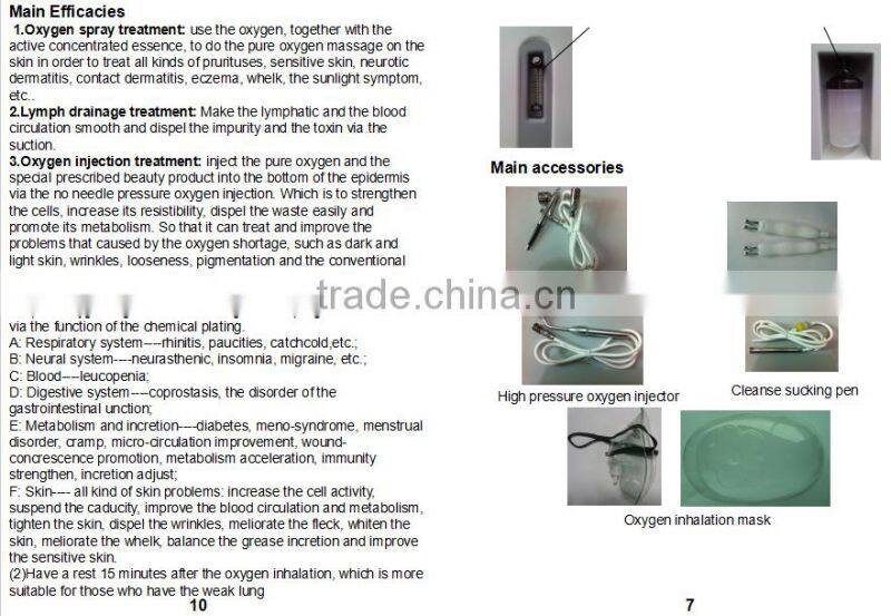 2016 New product easy operation hyperbaric oxygen therapy equipment