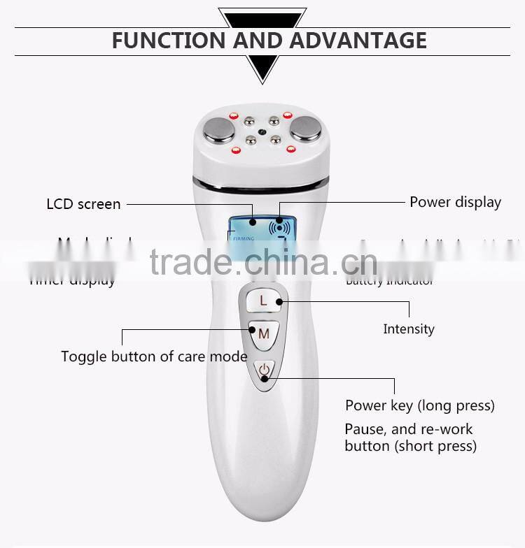 Face lifting radio frequency facial machine ems muscle trainer