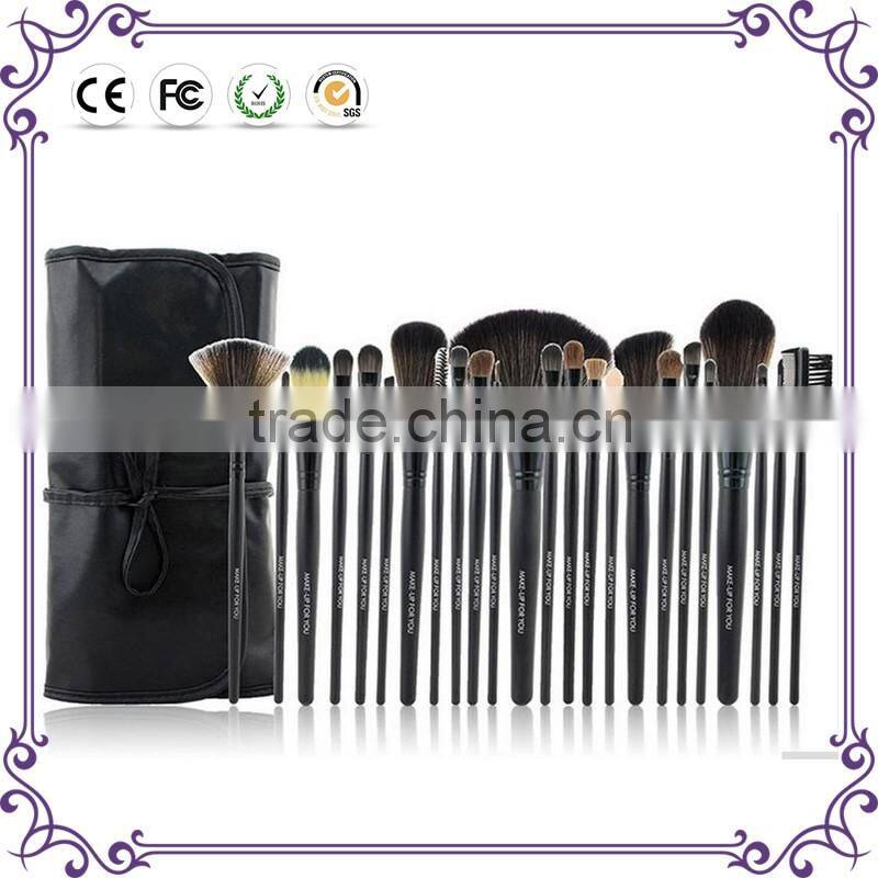 24 pcs Pink Makeup Brush Set tools Make-up Toiletry Kit Make Up Brush Set Case