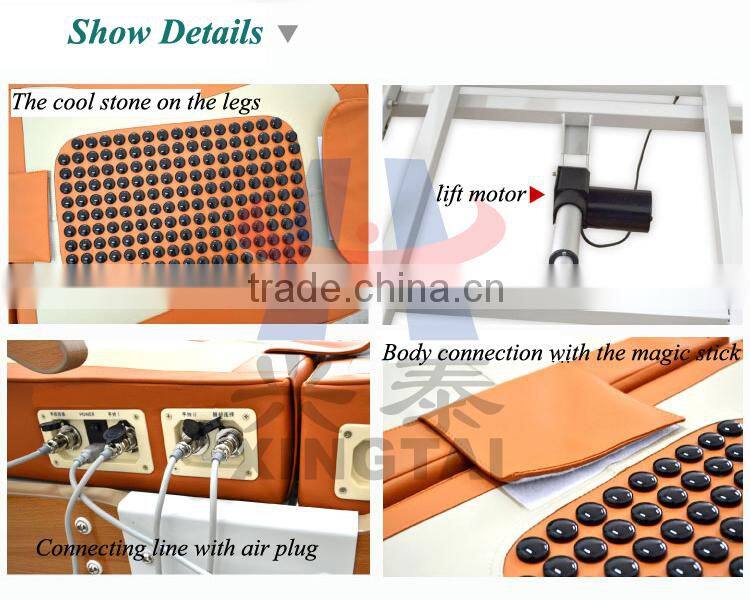 XT-168-1C Electric Infrared Thai Roller Jade Stone Massage Bed