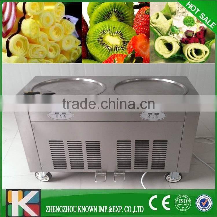 Square fried ice cream pan ice cream machine 110V /220V