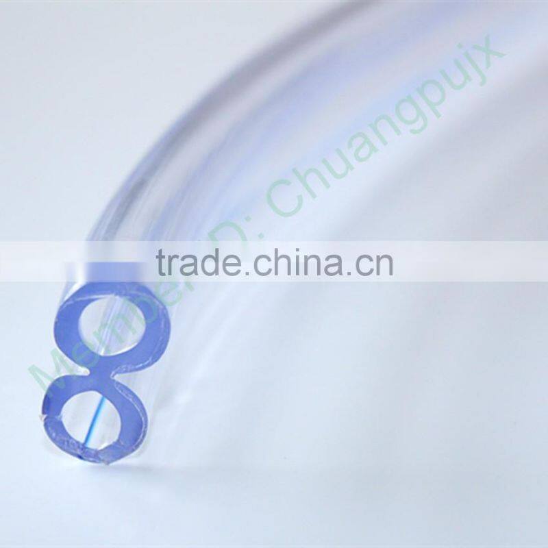 PVC Transparent Doubble Pulse Tube with 8*14mm*2 on sale