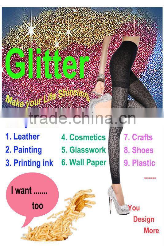 Wholesale bulk Fine PET Colorful glitter powder