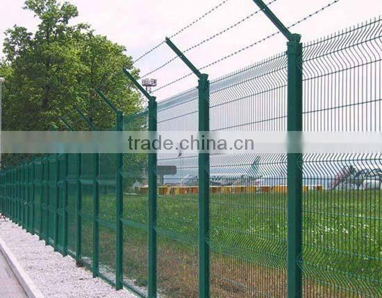 PVC Coated welded wire mesh fence panel